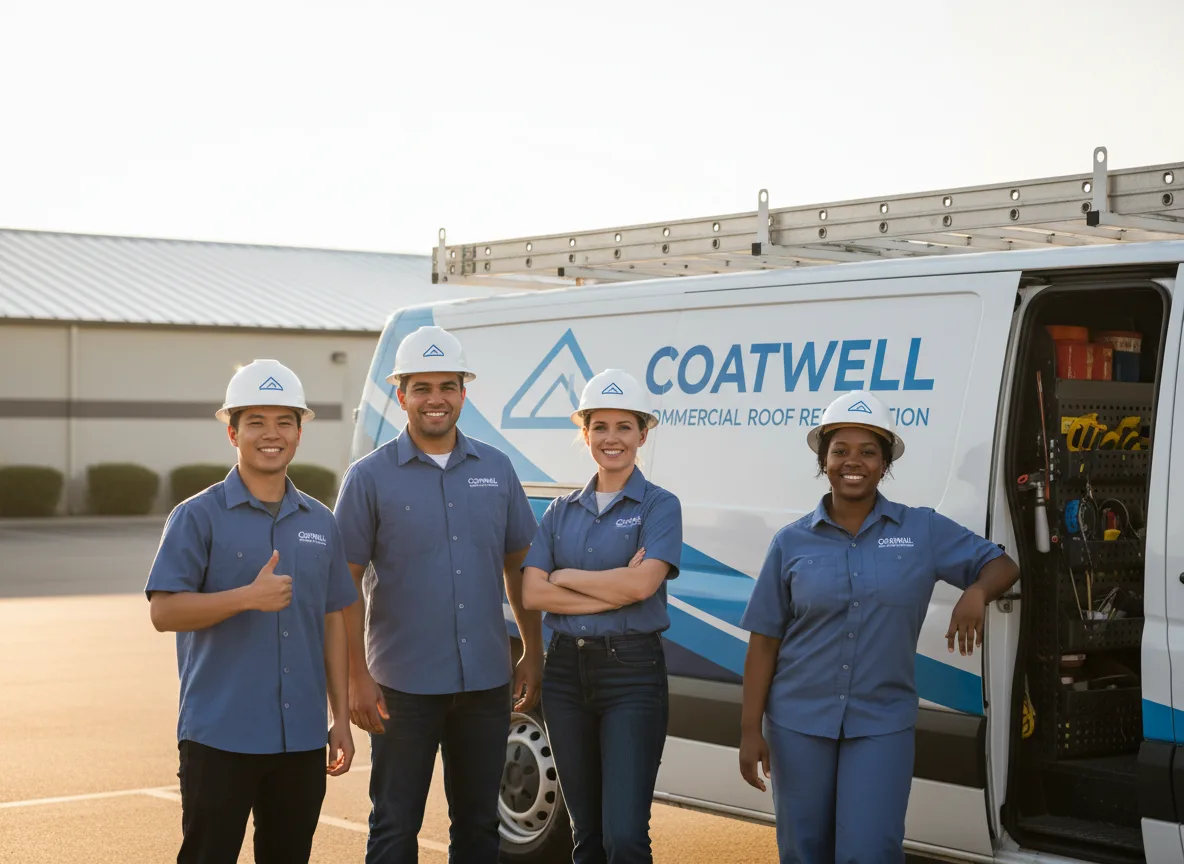 Commercial roof coating company in Downing, WI